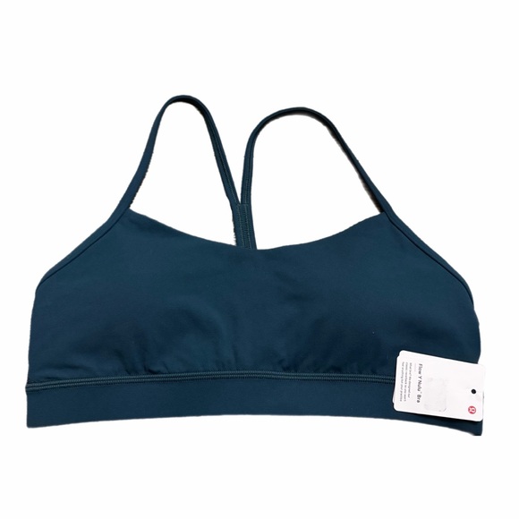 NWT Lululemon Flow Y Bra *Nulu A-C Cups (Indochine Blue) Size 10